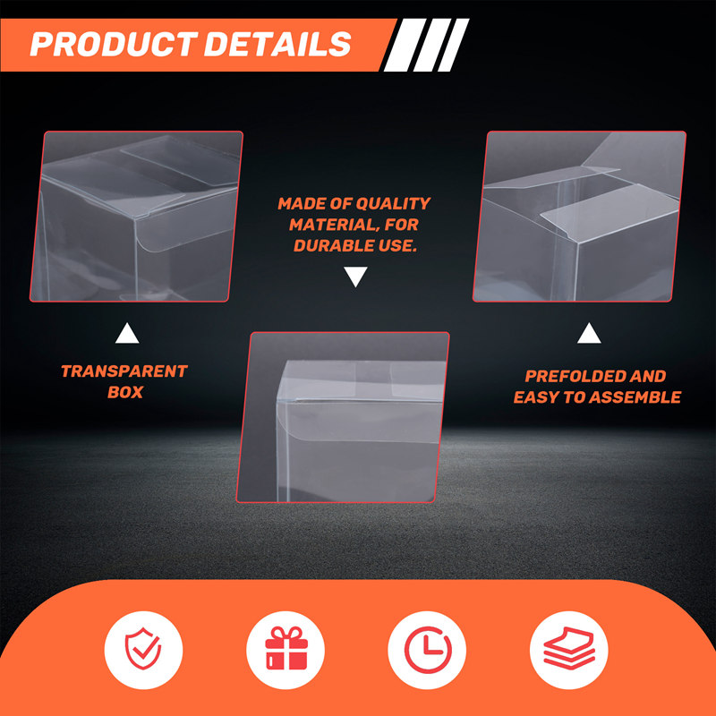 50 шт. прозрачных пластиковых  – обзор и цена Packaging