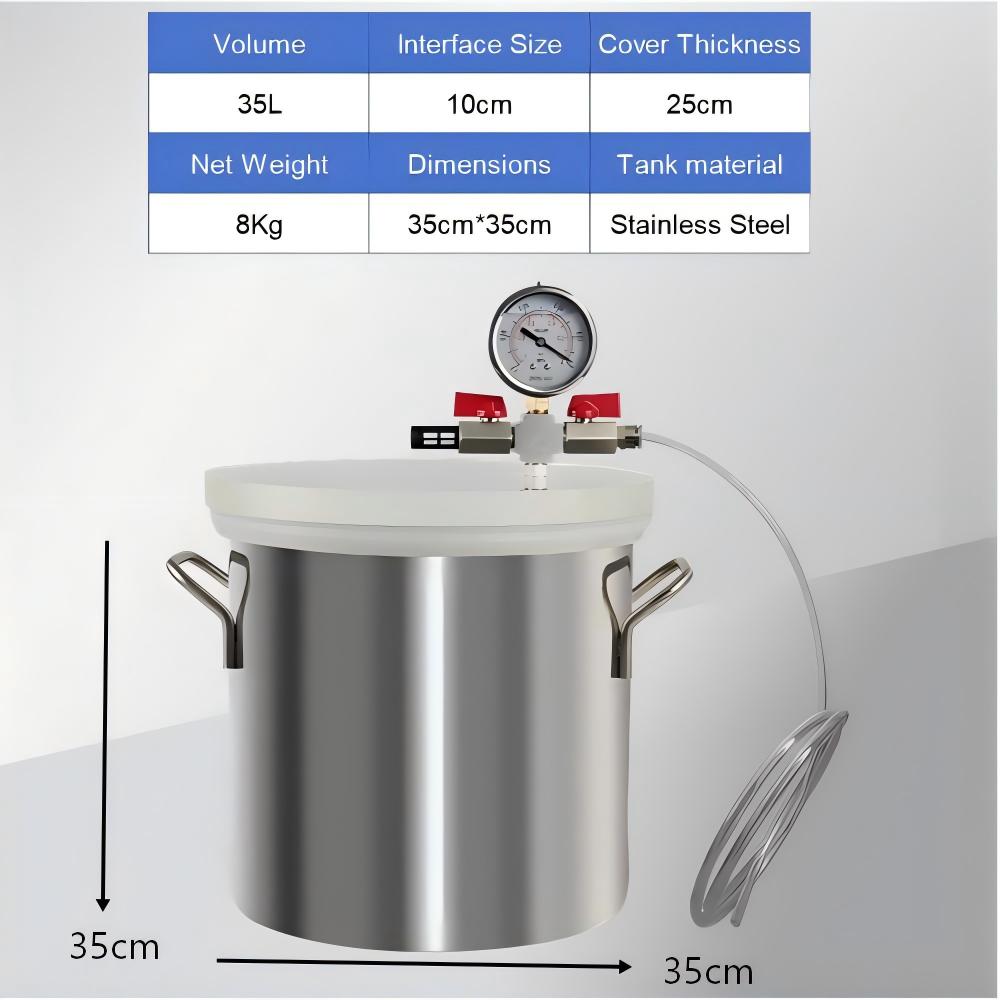 Вакуумная камера из нержавеюще – обзор и цена Vacuum Chamber Kit With Pump