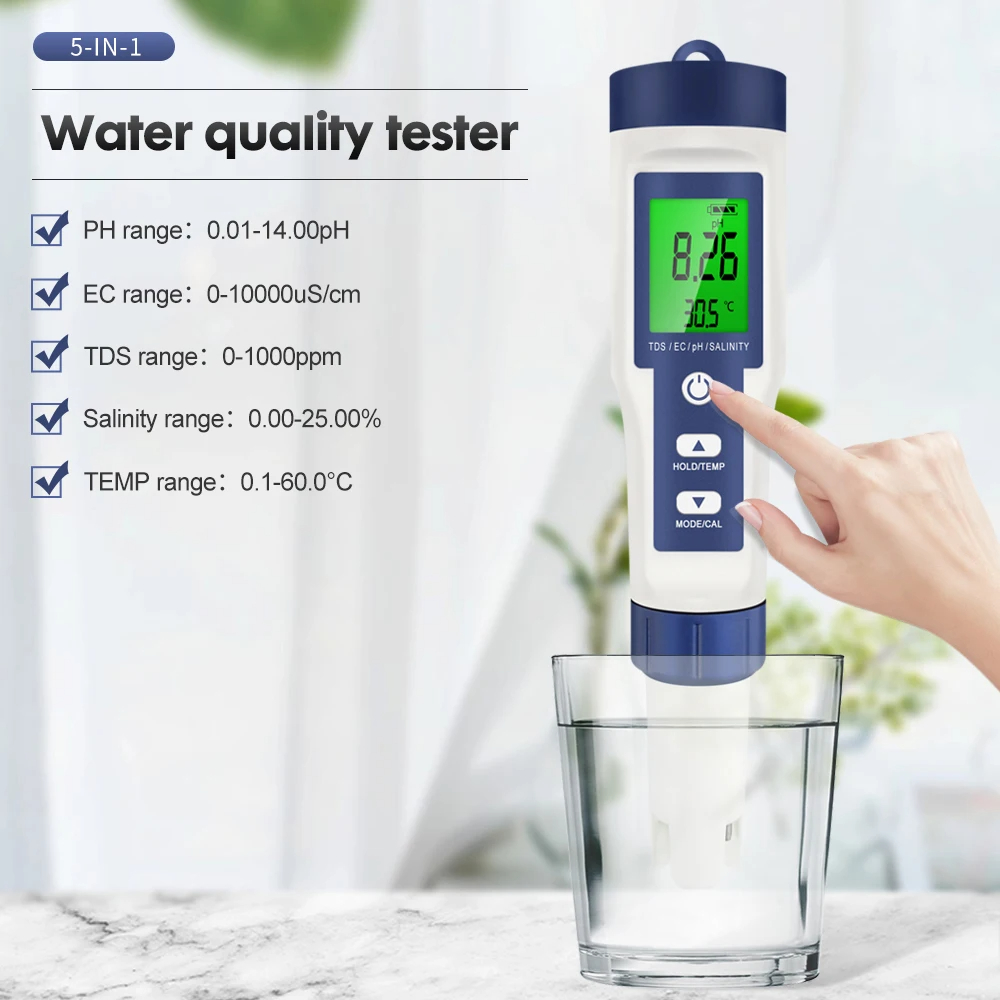 Цифровой измеритель pH TDS EC  – обзор и цена Ph Meter Digital Water Tester