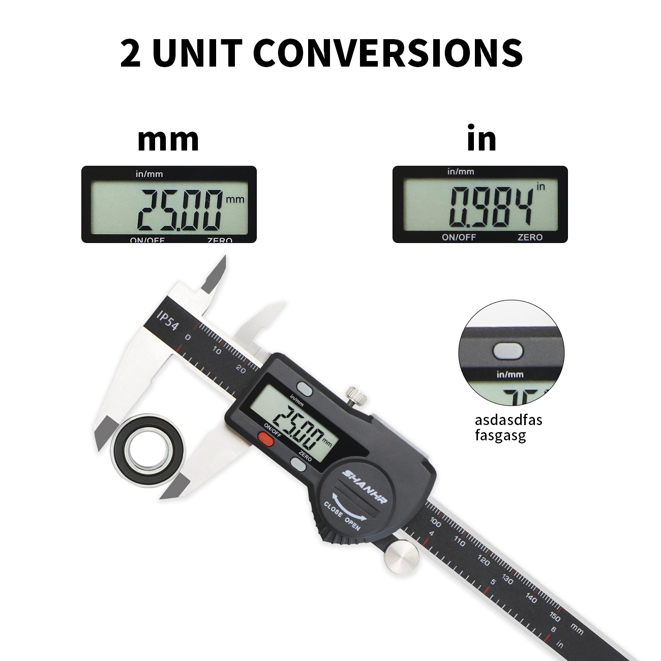 Электронный штангенциркуль SHA – обзор и цена Digital Caliper 150Mm Stainless Steel